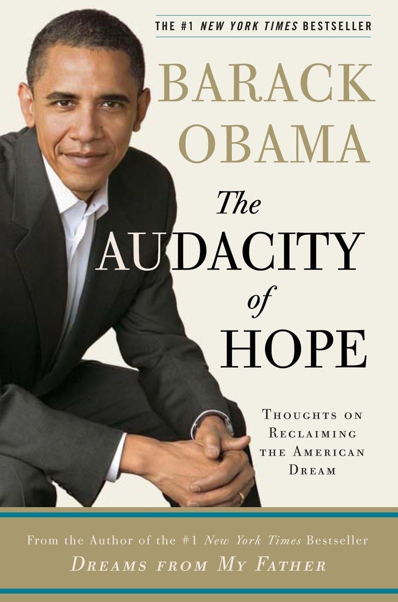The Audacity of Hope book by Barack Obama