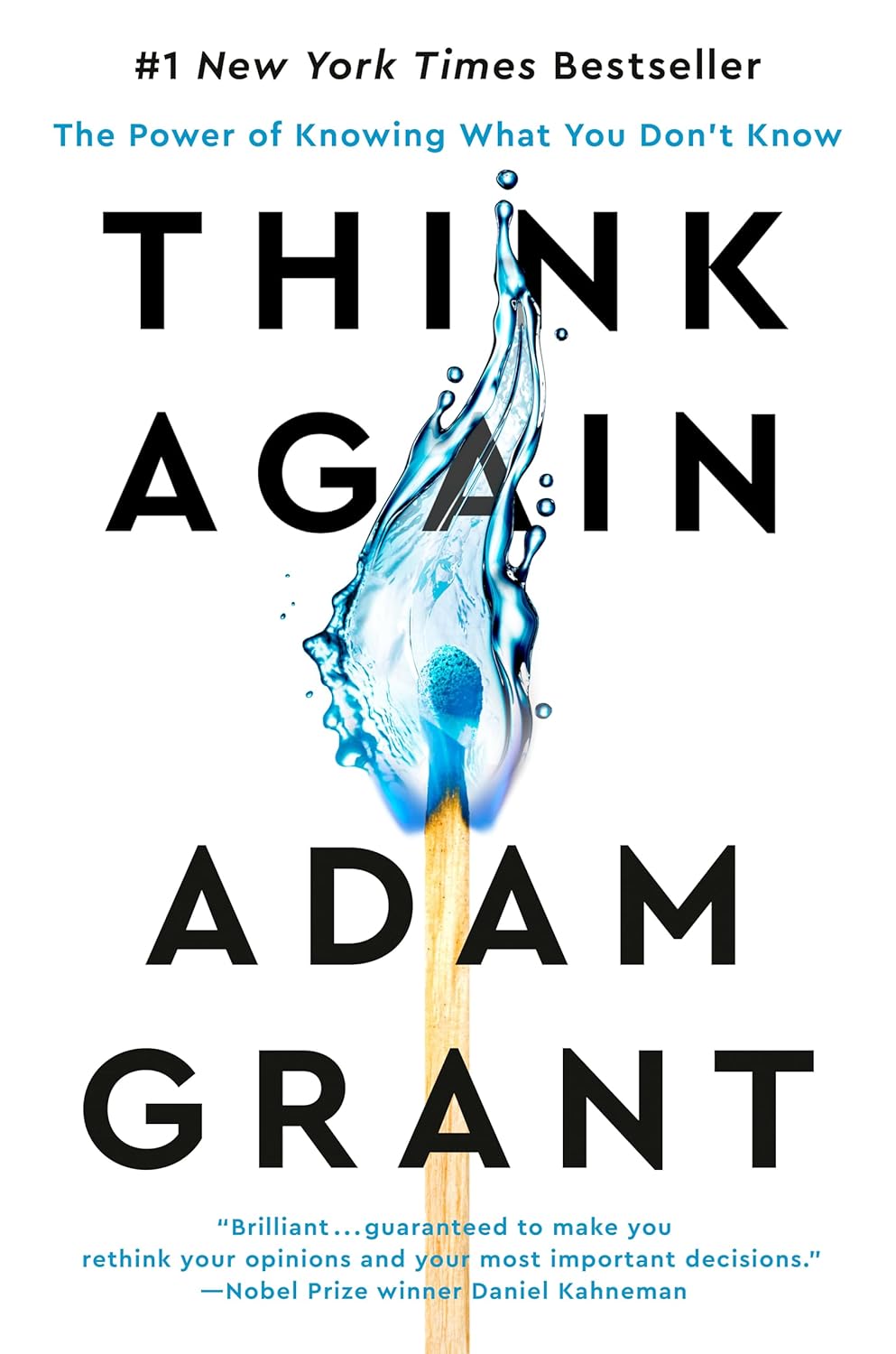 Think Again book by Adam Grant on rethinking ideas
