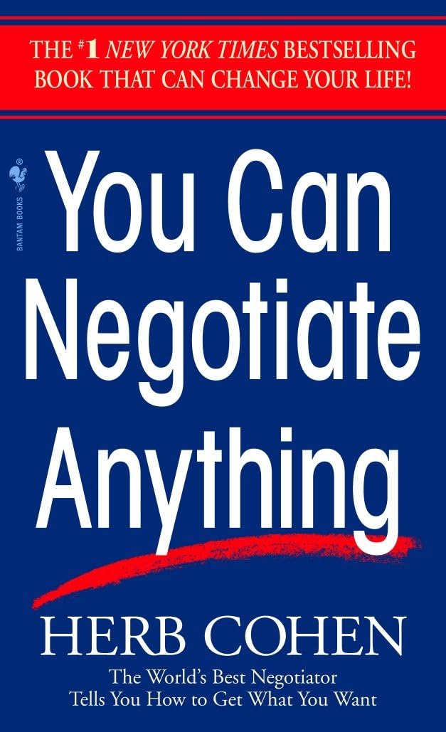 You Can Negotiate Anything book by Herb Cohen guide
