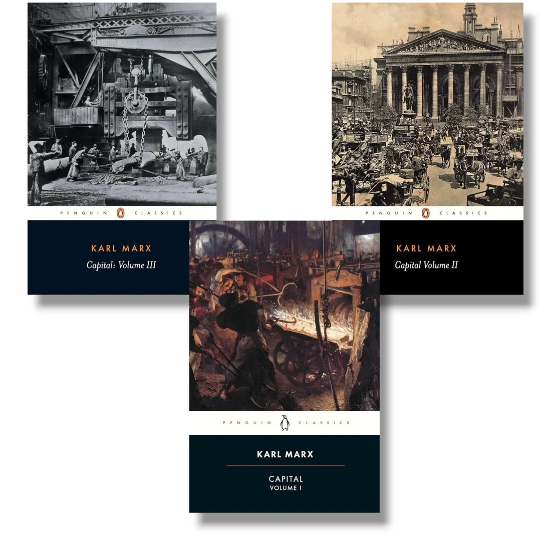 Capital Complete by Karl Marx Three Volumes Hardcover Set