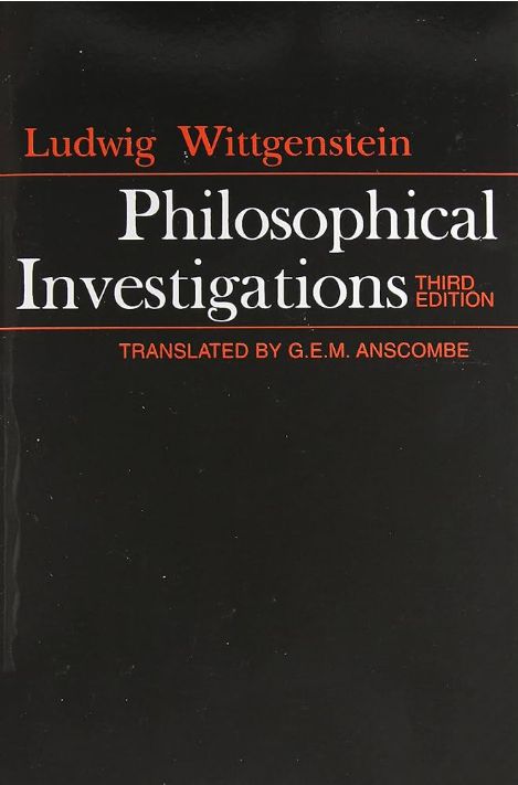 Philosophical Investigation Book by Wittgenstein