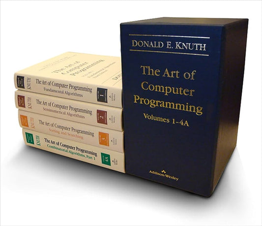 The Art of Computer Programming (Vol. 1–4A) by Donald Knuth