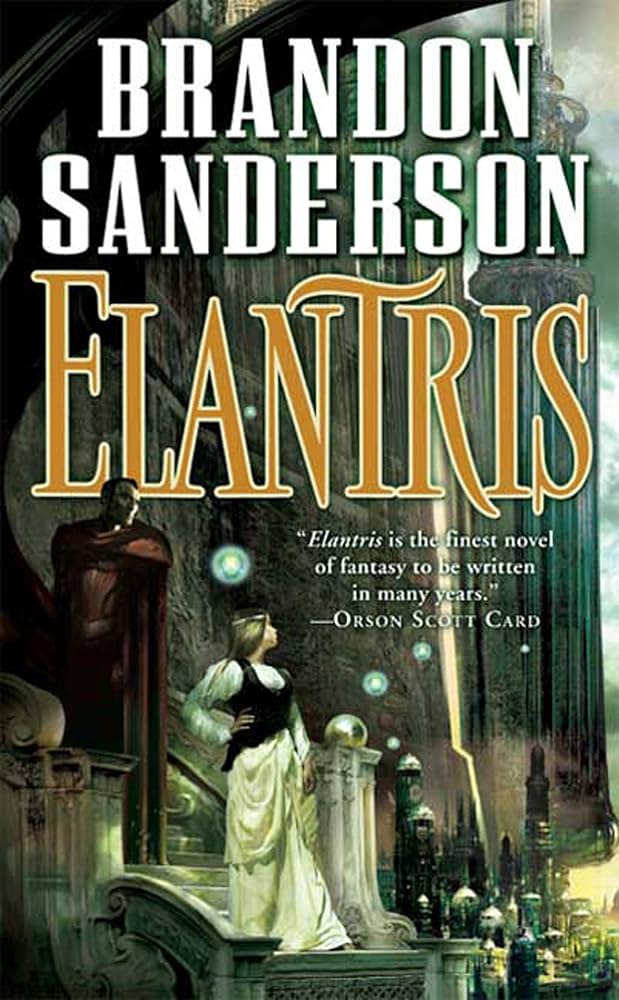 1. Elantris by Brandon Sanderson