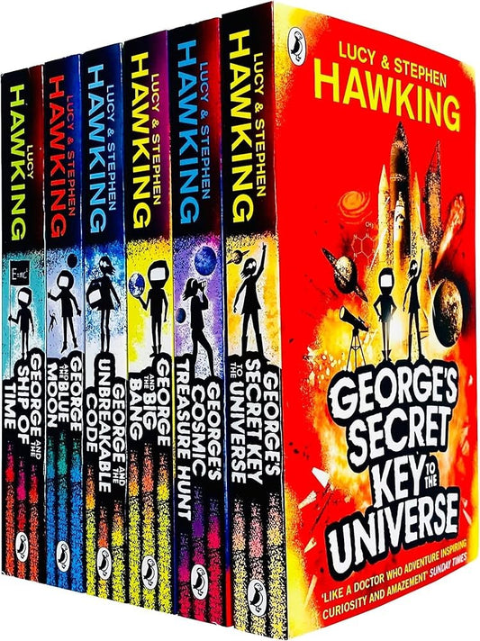 George's Secret Key Series by Lucy Hawking & Stephen Hawking 6 Books Collection Set