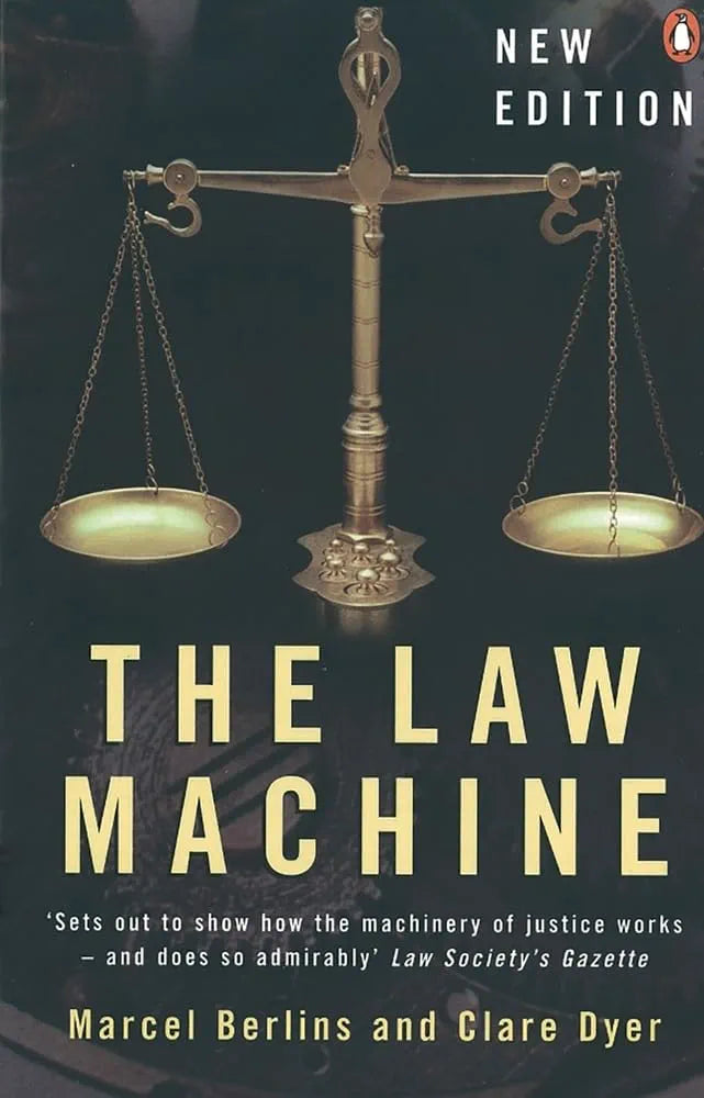 The Law Machine Book by  Marcel Berlins & Clare Dyer
