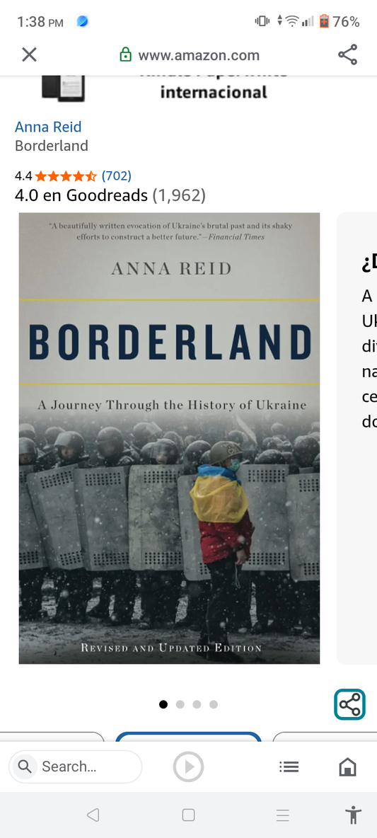 Borderland: A Journey Through the History of Ukraine
Book by Anna Reid