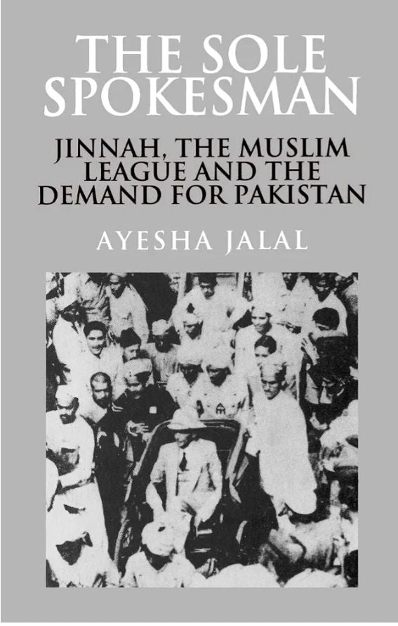 The Sole Spokesman
Book by Ayesha Jalal