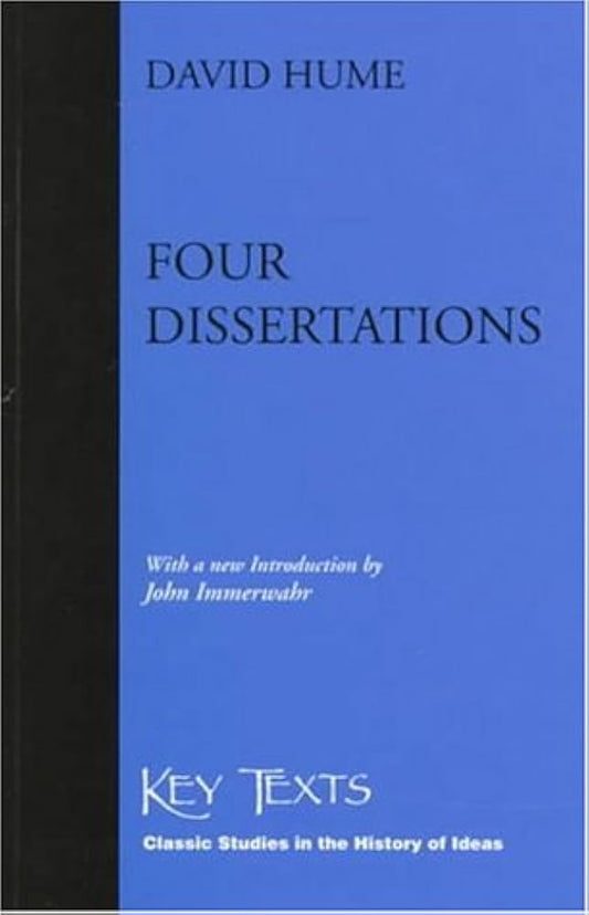 Four Dissertations by David Hume