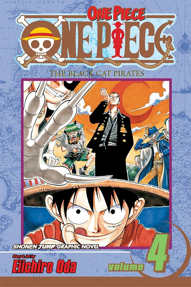 One Piece 4: The Black Cat Pirates by Eiichiro Oda