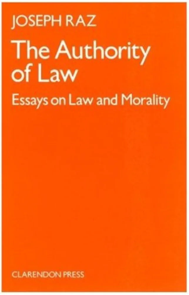 The Authority of Law Book by  Joseph Raz