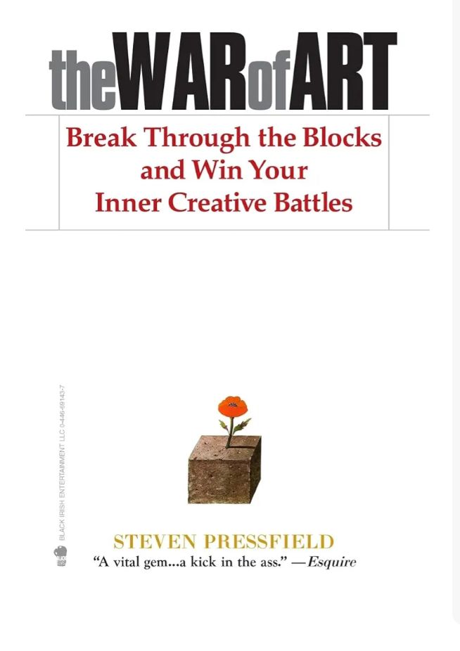 The War of Art — Steven Pressfield (Gates of Fire & The Afghan Campaign found, not this)