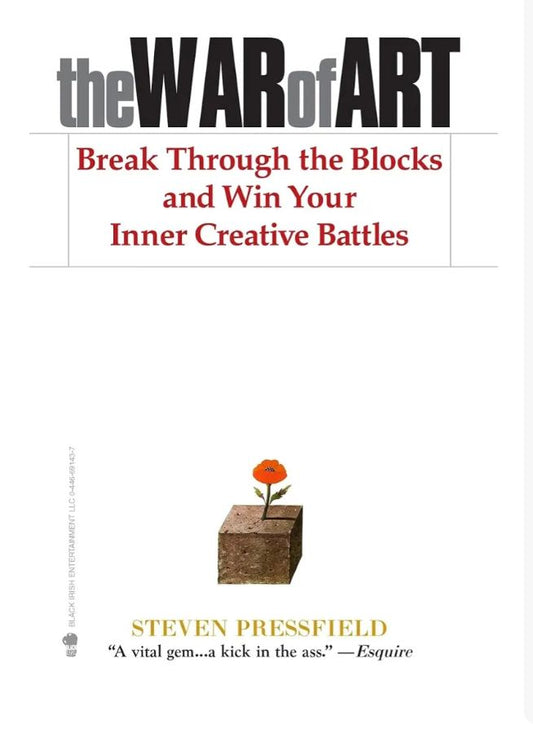 The War of Art — Steven Pressfield (Gates of Fire & The Afghan Campaign found, not this)