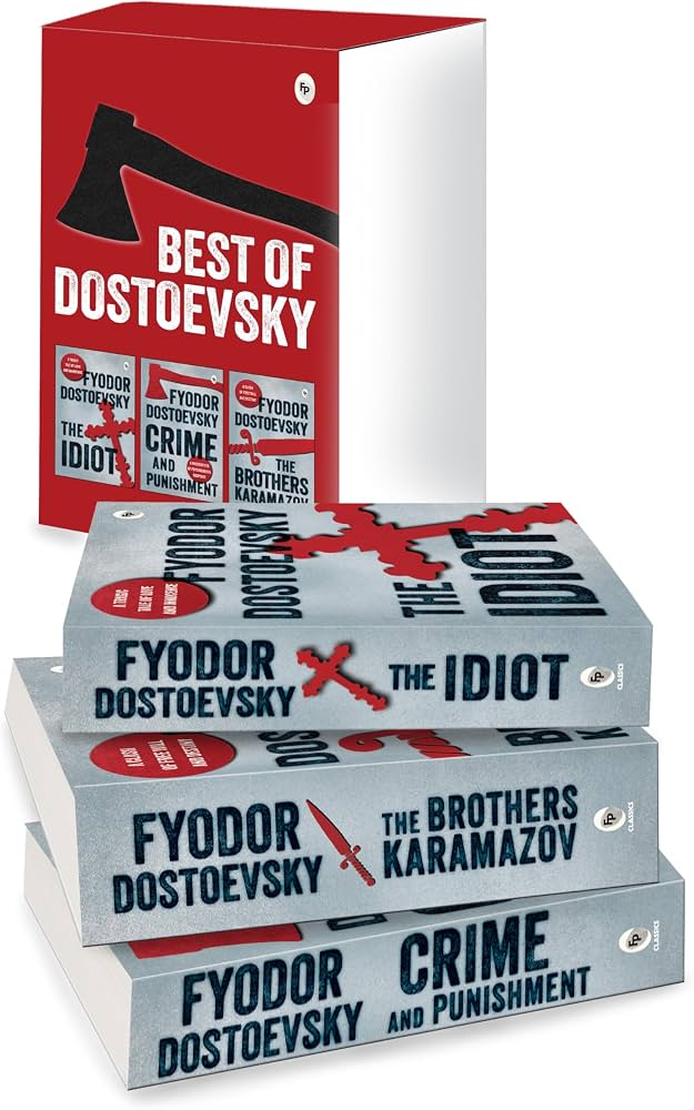 The Best of Dostoevsky Set (Crime and Punishment, The Idiot, The Brothers Karamazov)
