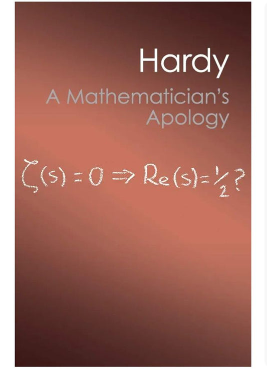 A Mathematician's Apology
Book by G. H. Hardy