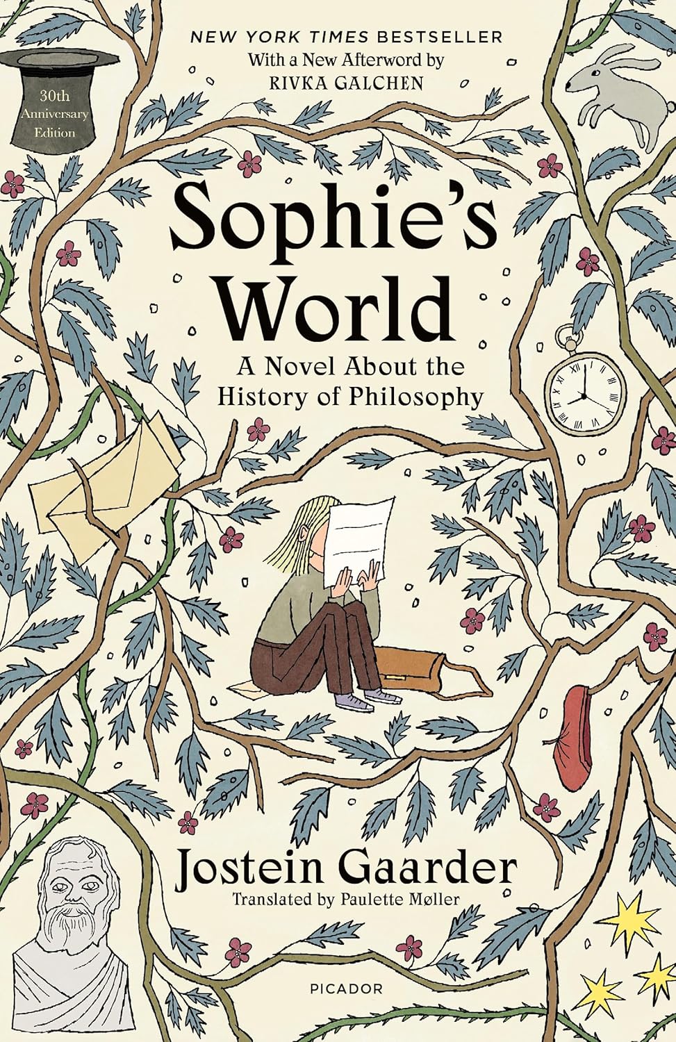 Sophie's World book by Jostein Gaarder novel cover