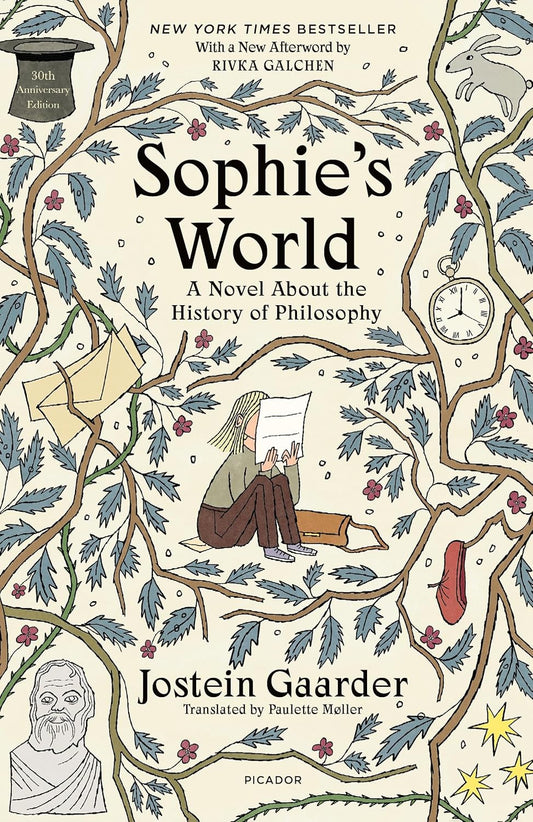 Sophie's World book by Jostein Gaarder novel cover